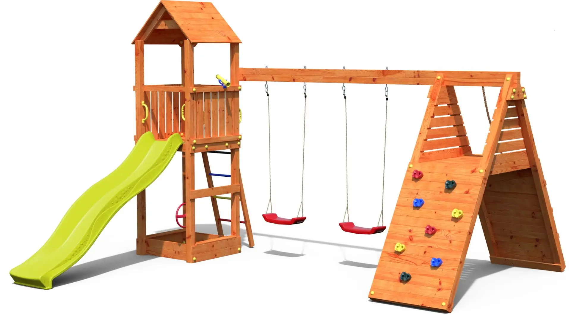 Complex pentru joaca Fungoo Fleppi (Wood Teak)