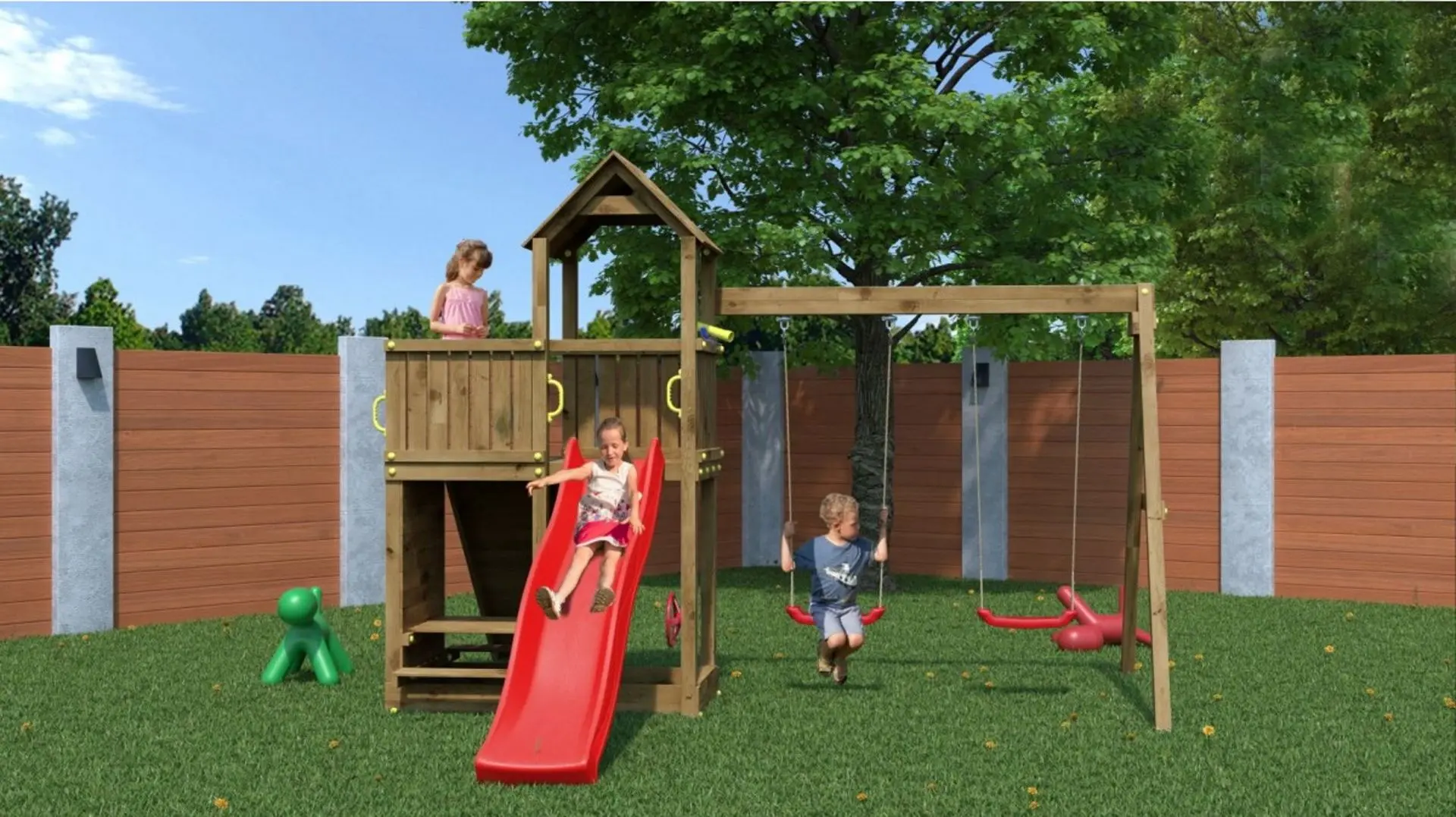 Complex pentru joaca Fungoo Floppi (Brown)