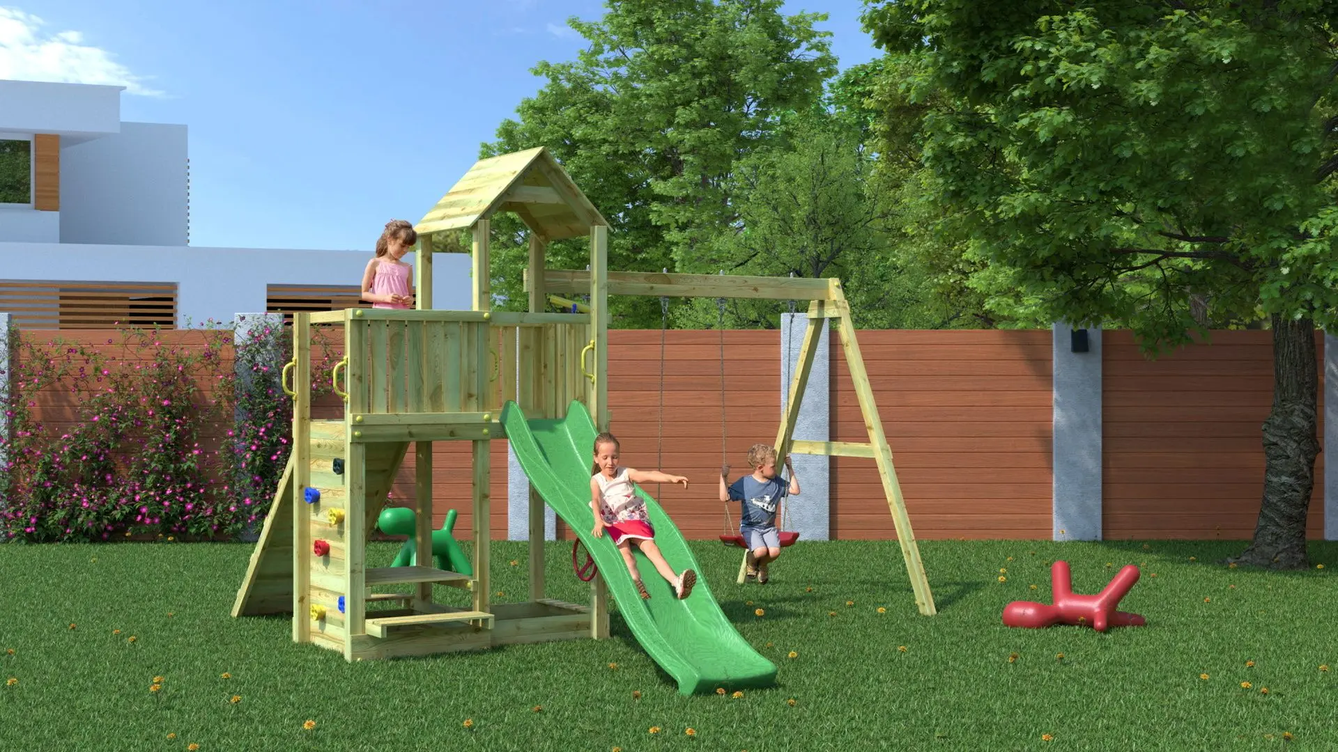 Complex pentru joaca Fungoo Floppi (Wood KDI)