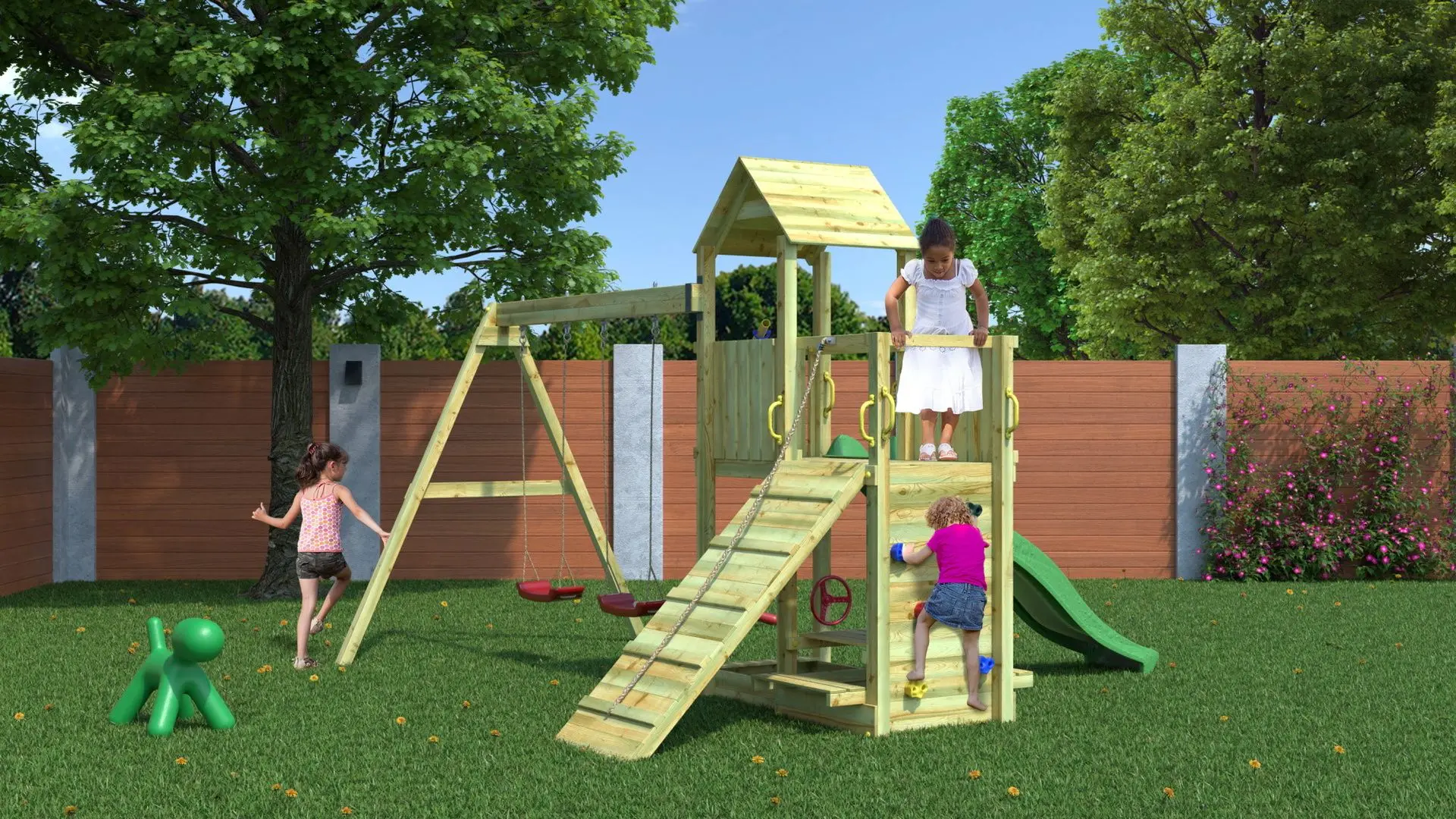 Complex pentru joaca Fungoo Floppi (Wood KDI)