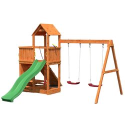 Complex pentru joaca Fungoo Floppi (Wood Teak)