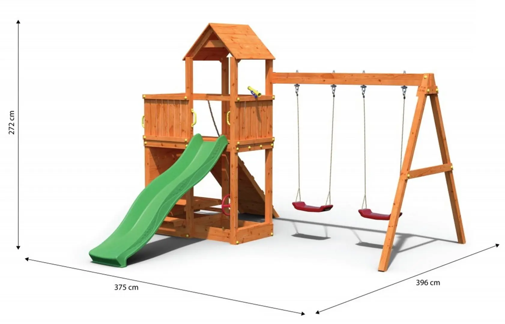 Complex pentru joaca Fungoo Floppi (Wood Teak)