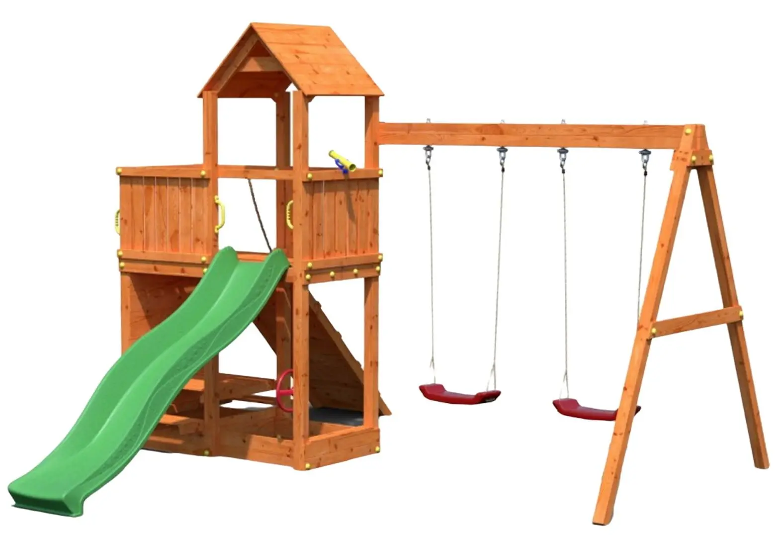 Complex pentru joaca Fungoo Floppi (Wood Teak)