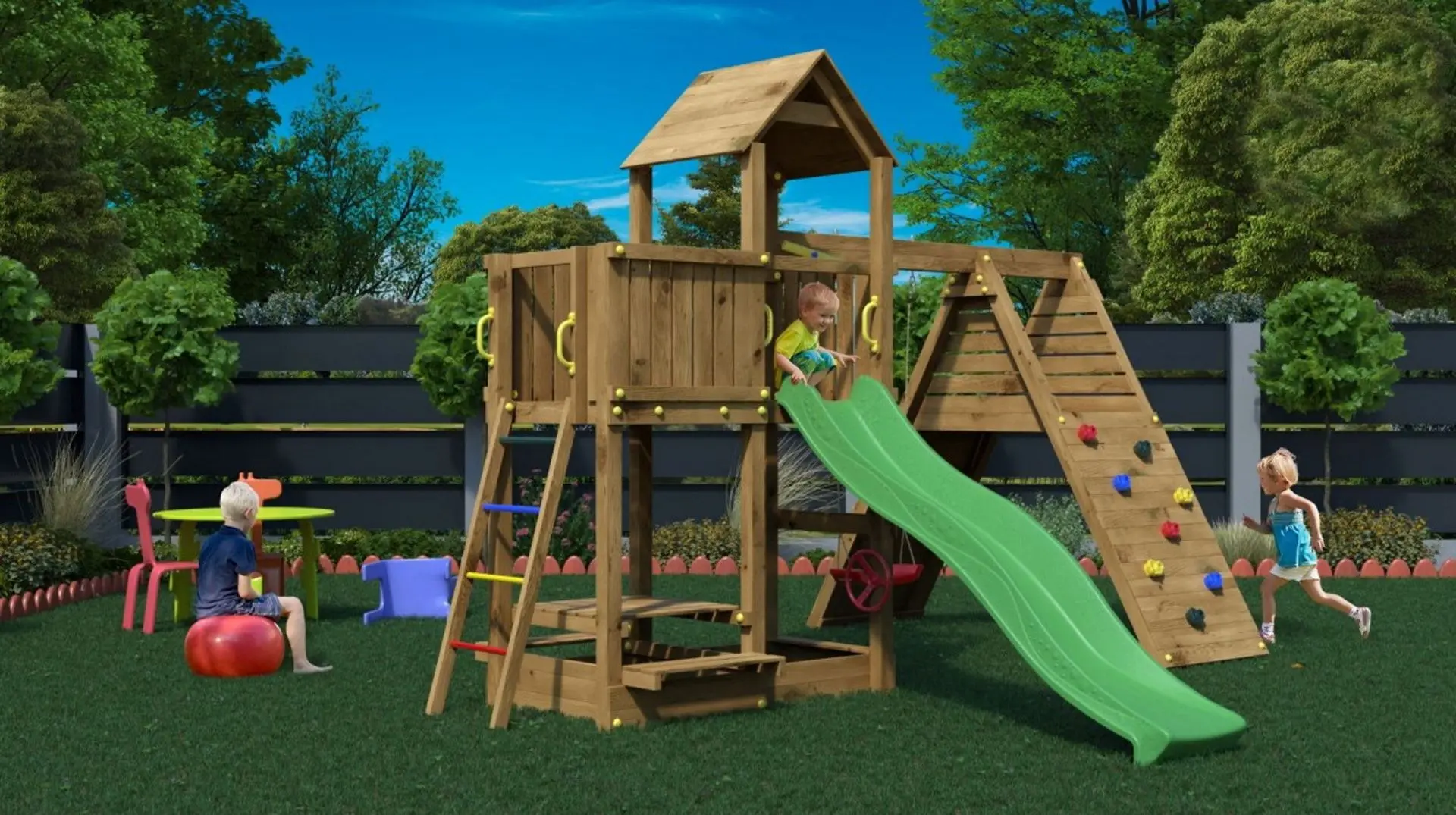 Complex pentru joaca Fungoo Fluppi (Brown)