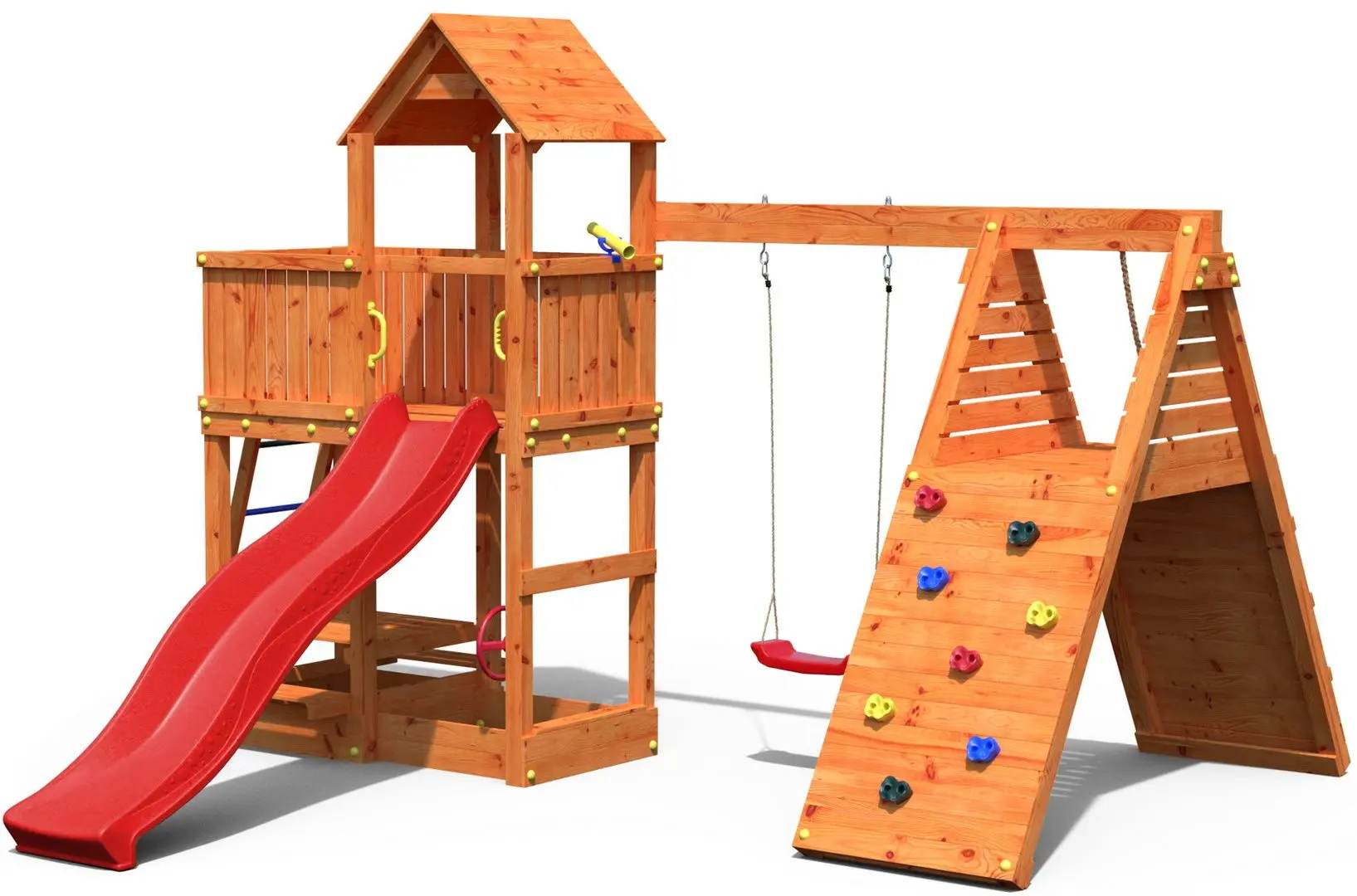 Complex pentru joaca Fungoo Fluppi (Wood Teak)