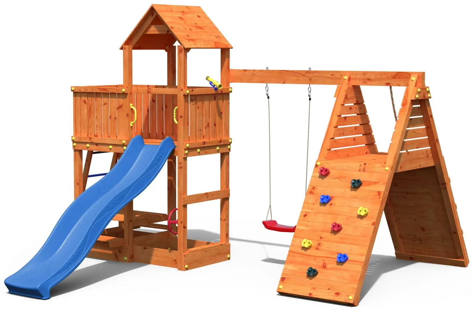 Complex pentru joaca Fungoo Fluppi (Wood Teak)