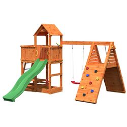 Complex pentru joaca Fungoo Fluppi (Wood Teak)
