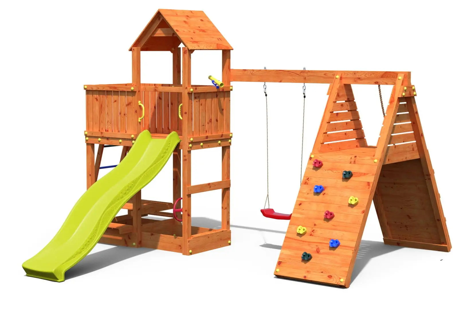 Complex pentru joaca Fungoo Fluppi (Wood Teak)