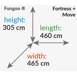 Complex pentru joaca Fungoo Fortress Move+ (Wood Teak) Thumb