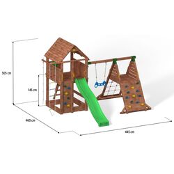 Complex pentru joaca Fungoo Fortress Spider+ (Wood Teak) Thumb