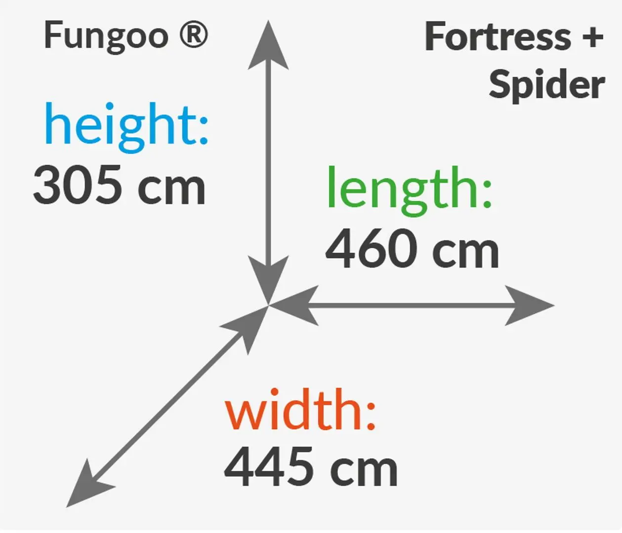 Complex pentru joaca Fungoo Fortress Spider+ (Wood Teak)