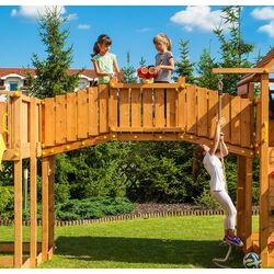 Complex de joaca Fungoo Fortress Tiptop Rainbow (Wood Teak) Thumb