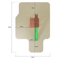 Complex pentru joaca Fungoo Fortress (Wood Teak) Thumb