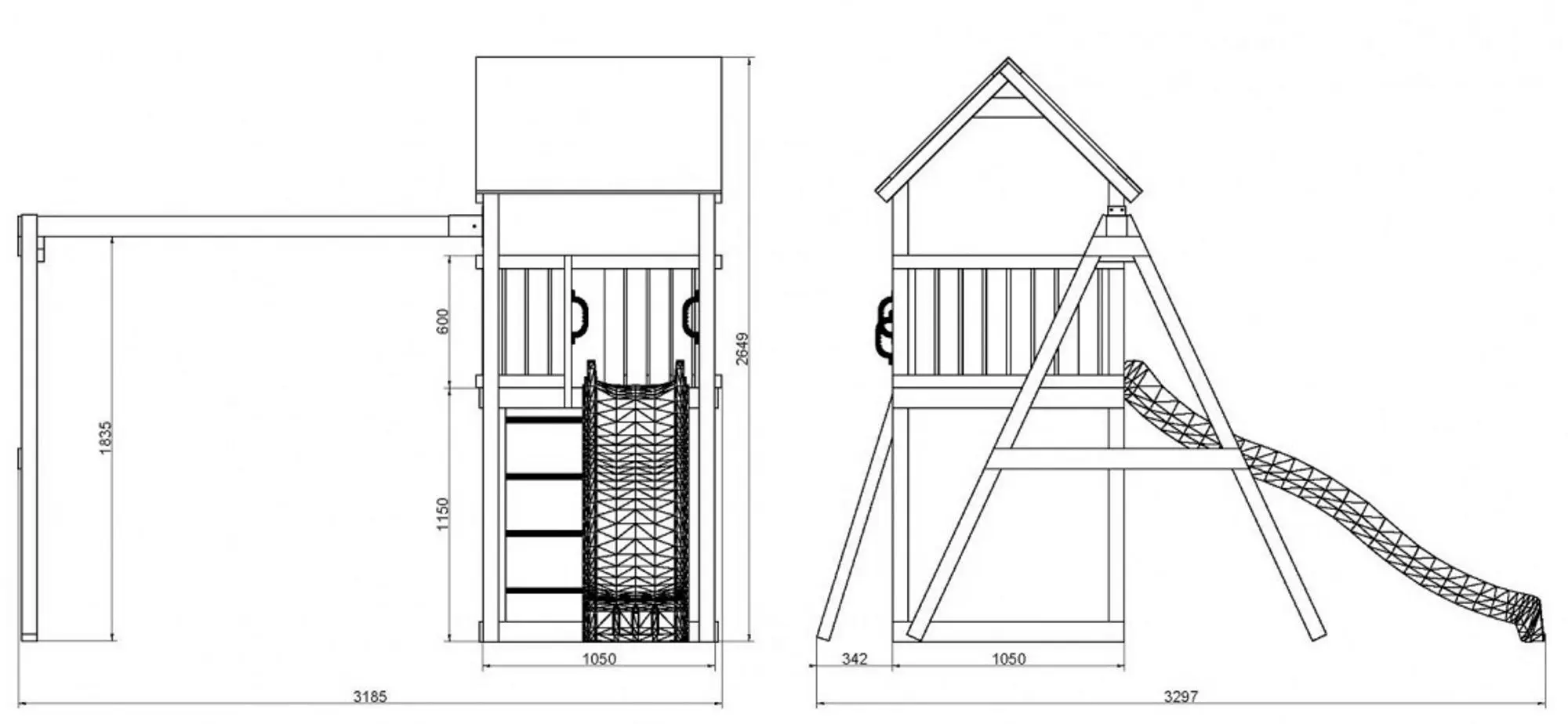 Complex pentru joaca Fungoo Funny 2 (Wood KDI)