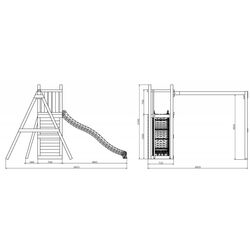 Complex pentru joaca Fungoo Funny 3 With double swing (Wood KDI) Thumb