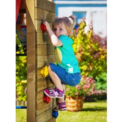 Complex pentru joaca Fungoo Funny 3 With sandbox and 1-seat swing (Wood KDI) Thumb