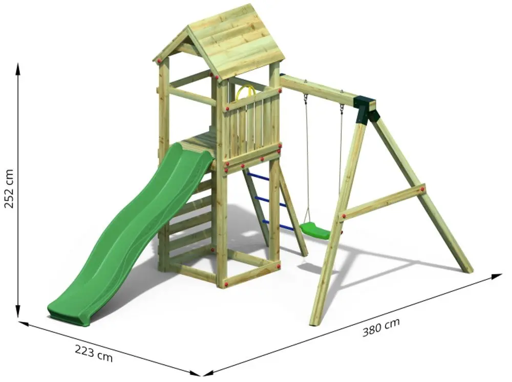 Complex de joaca Fungoo Gaia T1S KDI (Wood)
