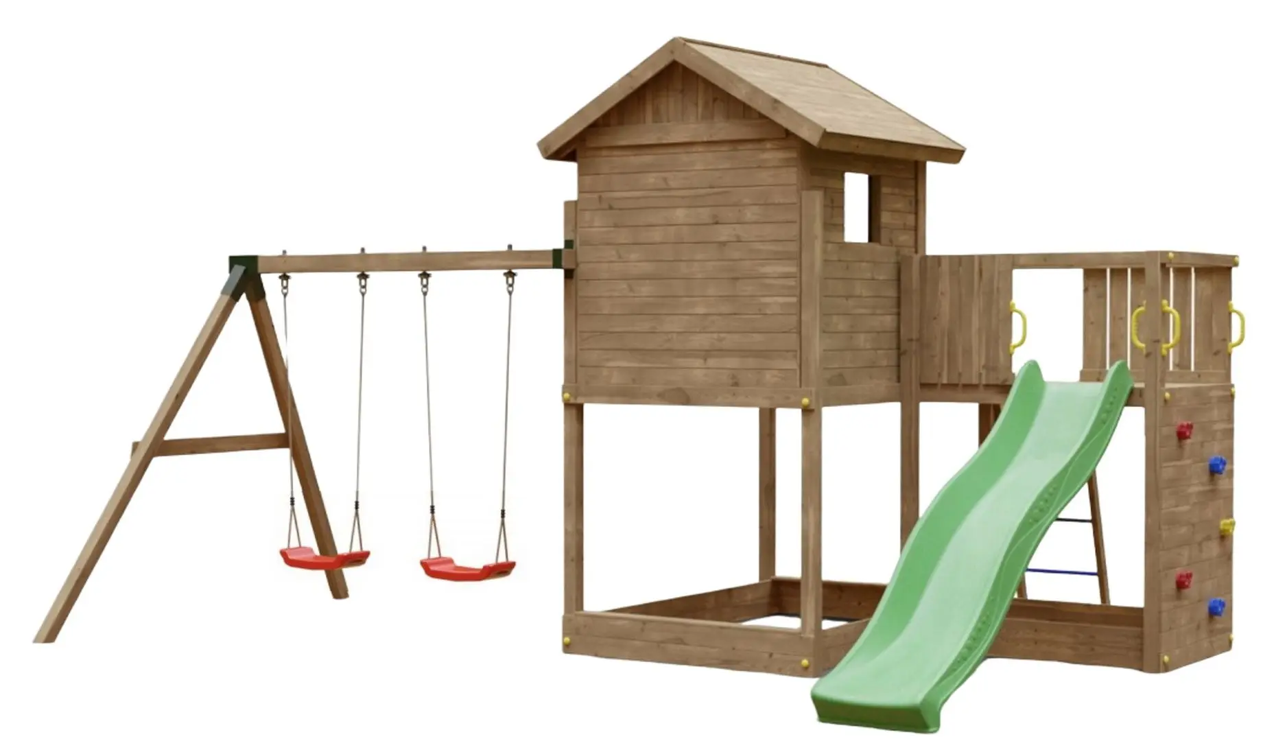 Complex de joaca Fungoo Galaxy L With double swing (Wood KDI)