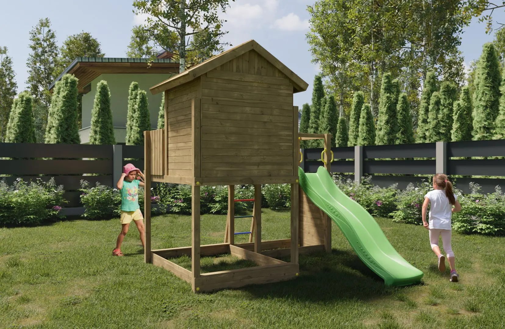 Complex de joaca Fungoo Galaxy L (Wood KDI)