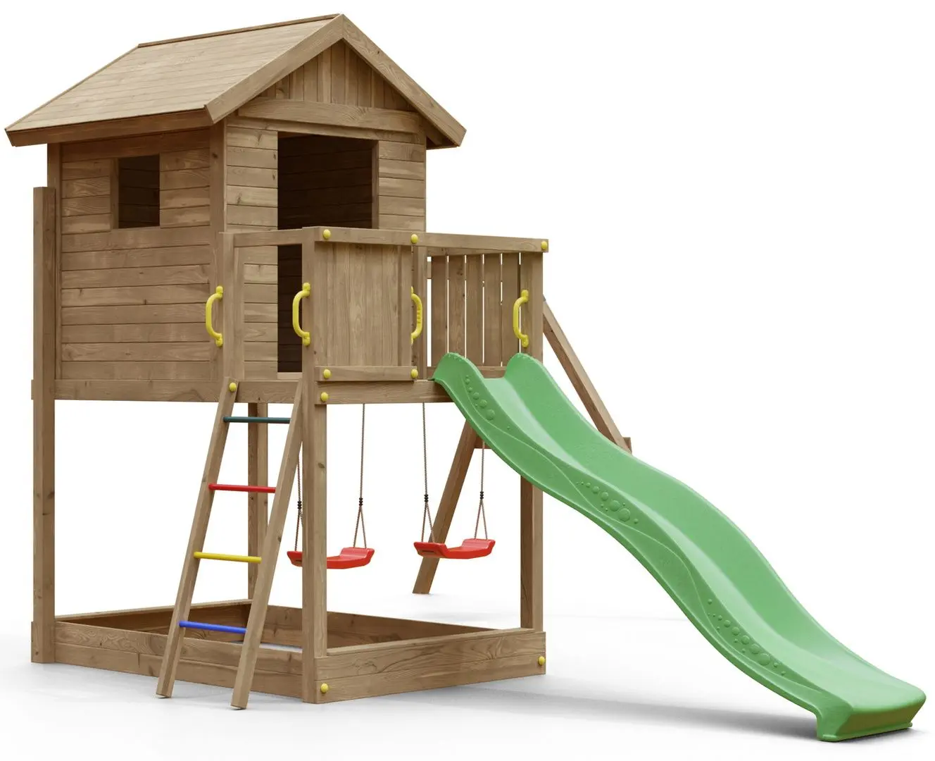 Complex de joaca Fungoo Galaxy S With double swing (Wood KDI)