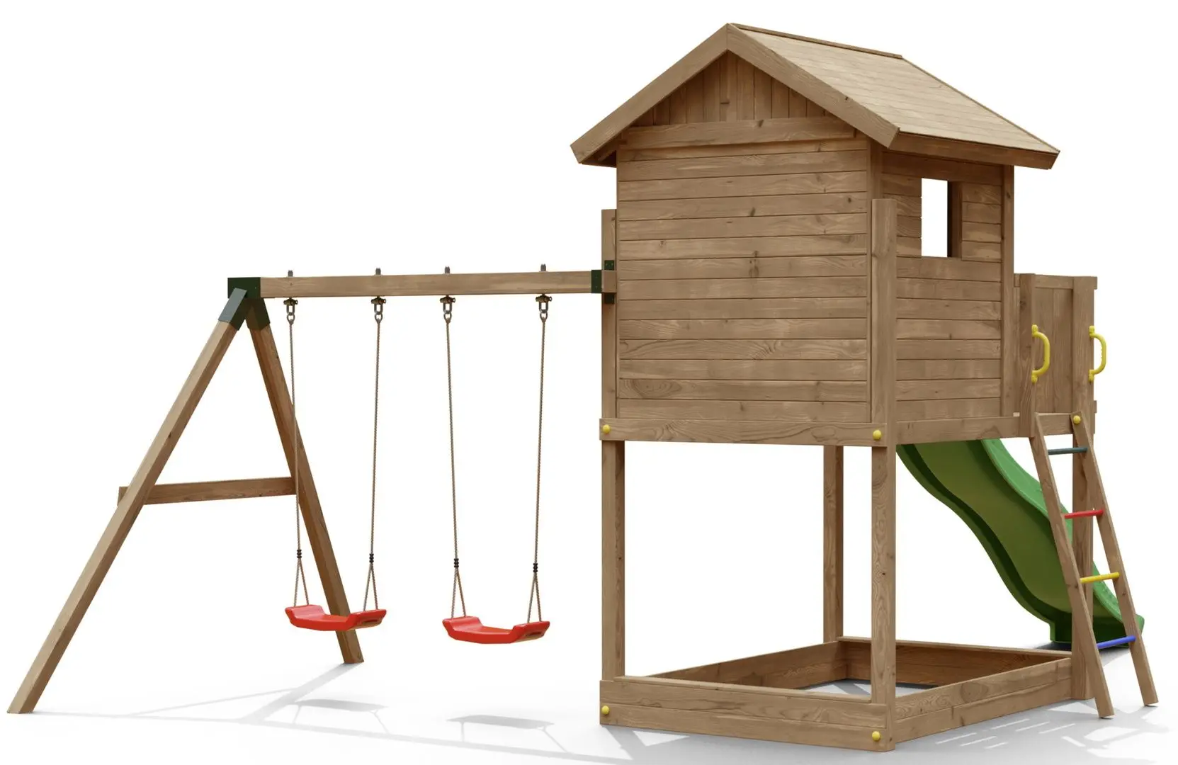 Complex de joaca Fungoo Galaxy S With double swing (Wood KDI)