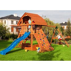 Complex de joaca Fungoo Giant Move + Beach (Wood Teak) Thumb