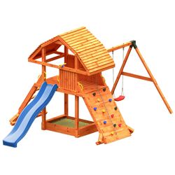 Complex de joaca Fungoo Giant Move Red (Wood Teak)