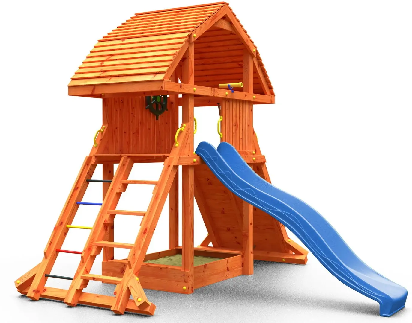 Complex de joaca Fungoo Giant (Wood Teak)