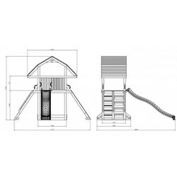 Complex de joaca Fungoo Giant (Wood Teak) Thumb