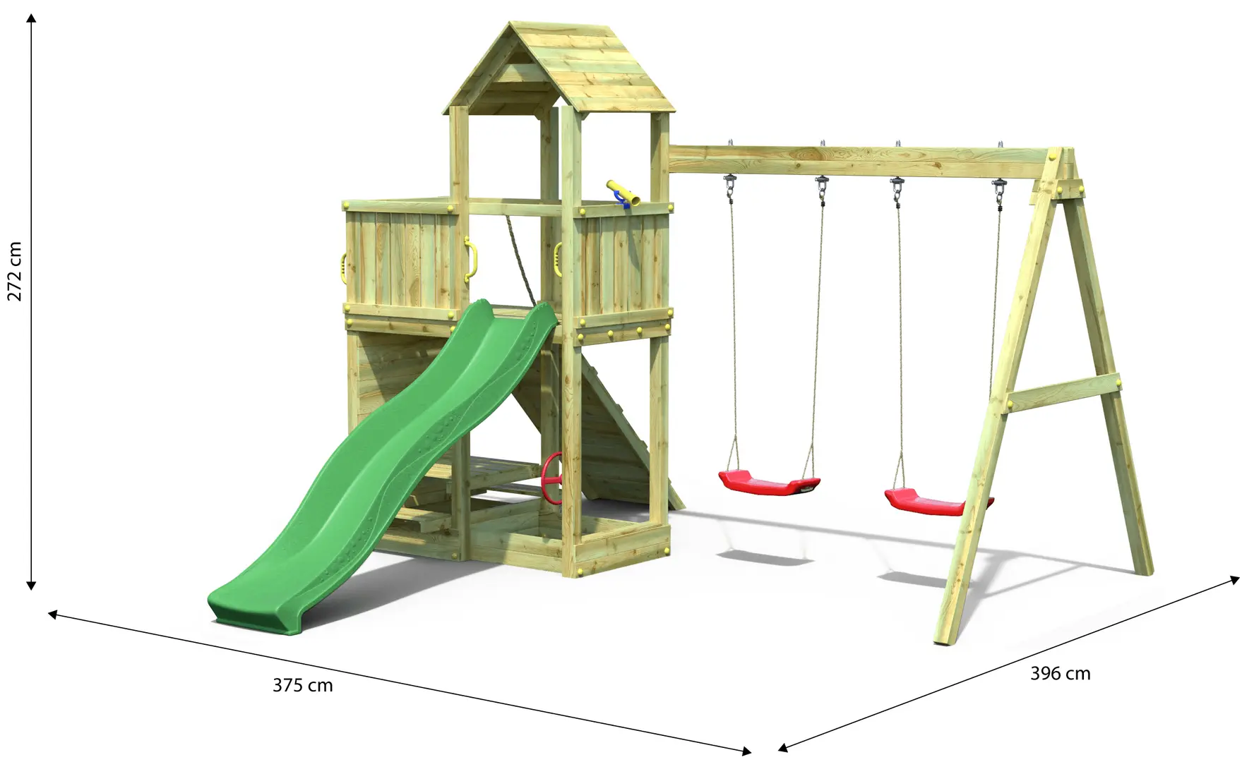 Complex de joaca Fungoo Green Space KDI (Wood)