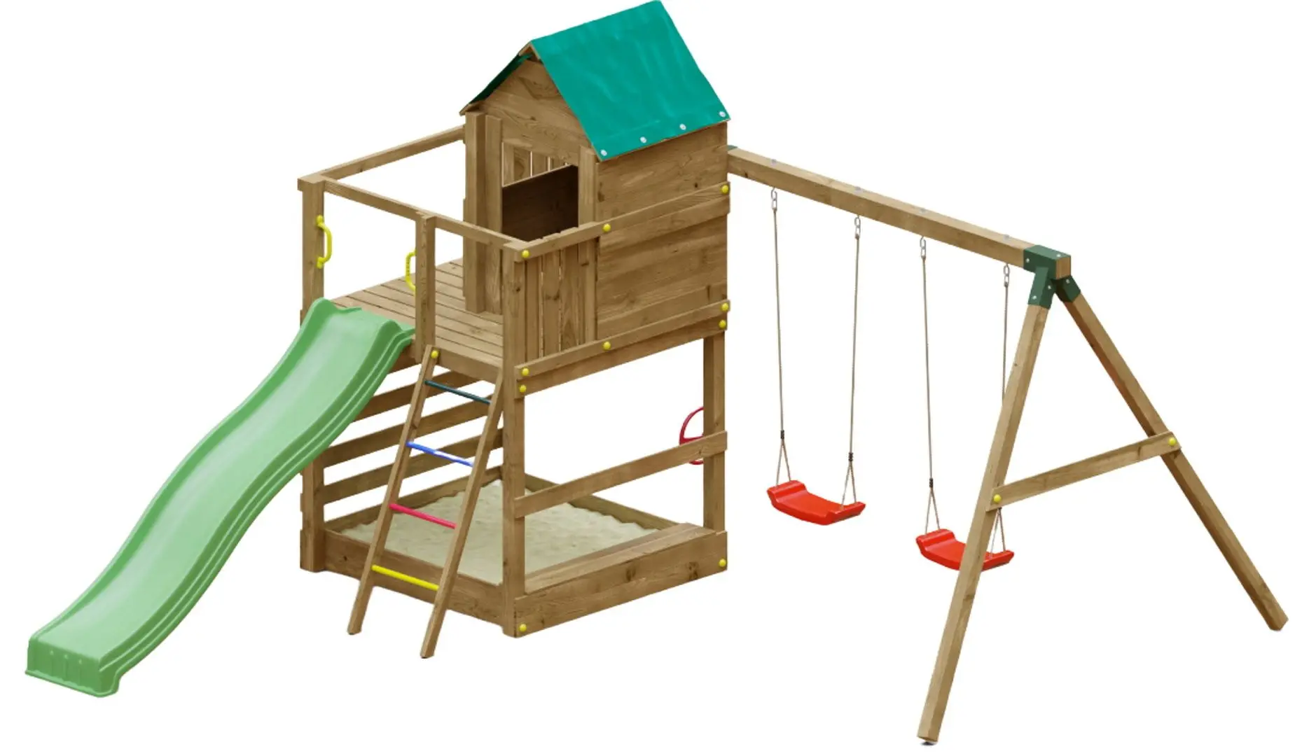 Complex pentru joaca Fungoo Jarcas 4 (Wood KDI)