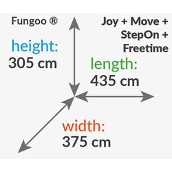 Complex de joaca Fungoo Joy Move + Step On Free Time (Wood Teak) Thumb