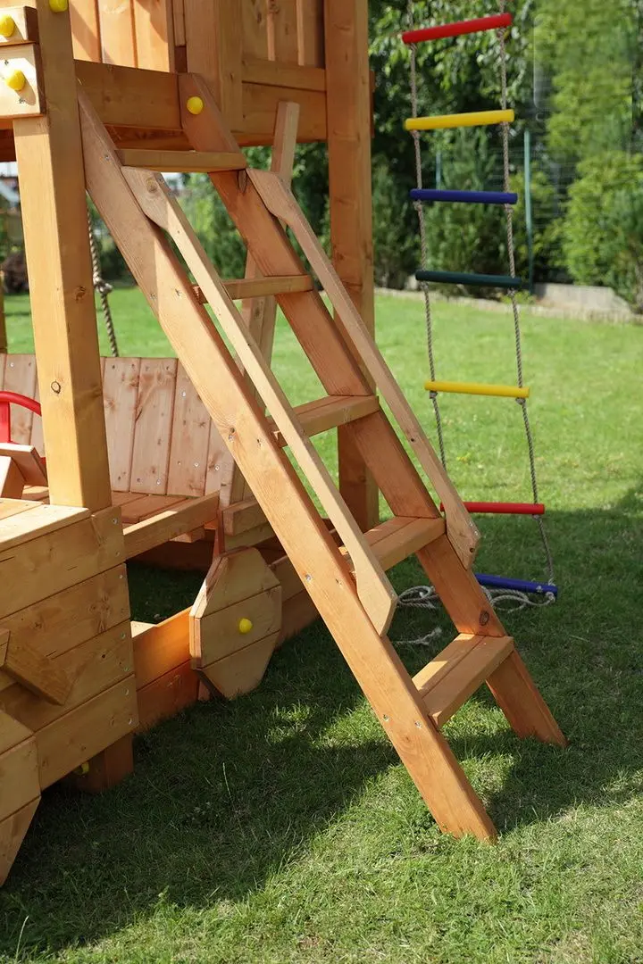 Complex de joaca Fungoo Joy (Wood Teak)