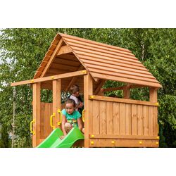 Complex de joaca Fungoo Joyful Castel (Wood Teak) Thumb