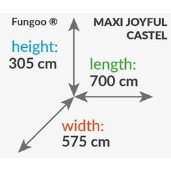 Complex de joaca Fungoo Joyful Castel (Wood Teak) Thumb
