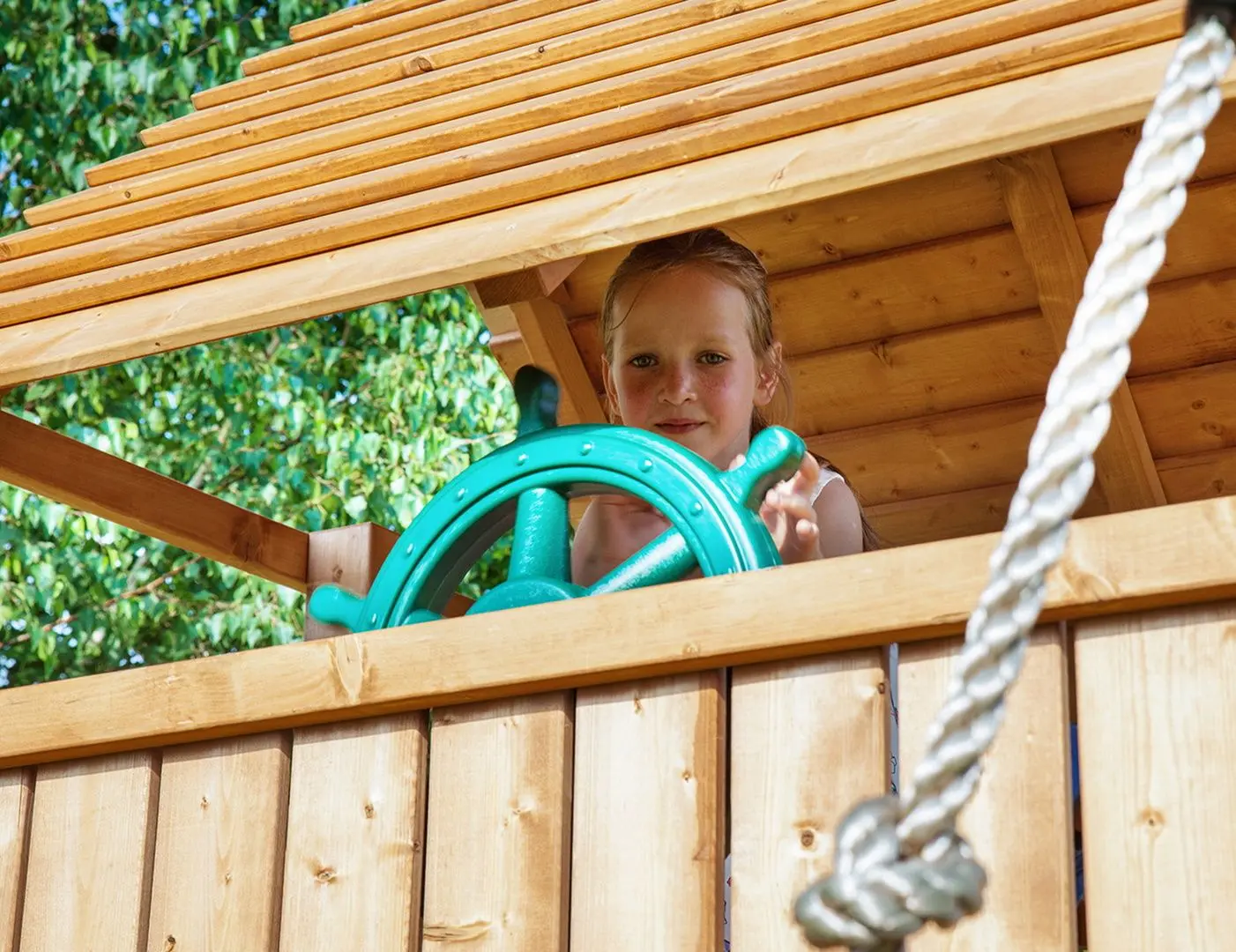 Complex de joaca Fungoo Maxi Fun Gym (Wood Teak)