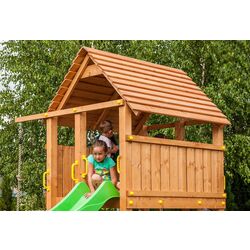 Complex de joaca Fungoo Maxi Fun Gym (Wood Teak) Thumb