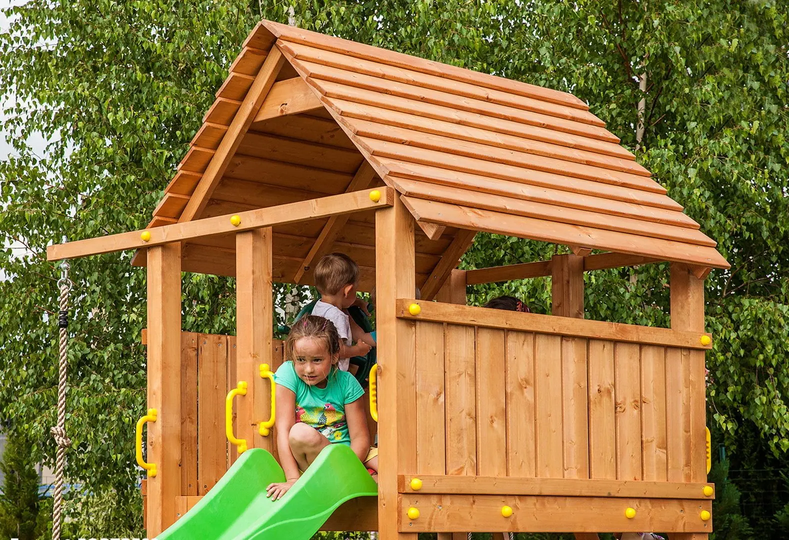 Complex de joaca Fungoo Maxi Fun Gym (Wood Teak)