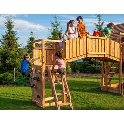 Complex de joaca Fungoo Maxi Fun Gym (Wood Teak) Thumb