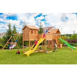 Complex de joaca Fungoo Maxi Play Box (Wood Teak) Thumb