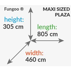 Complex de joaca Fungoo Maxi Sized Plaza (Wood Teak) Thumb