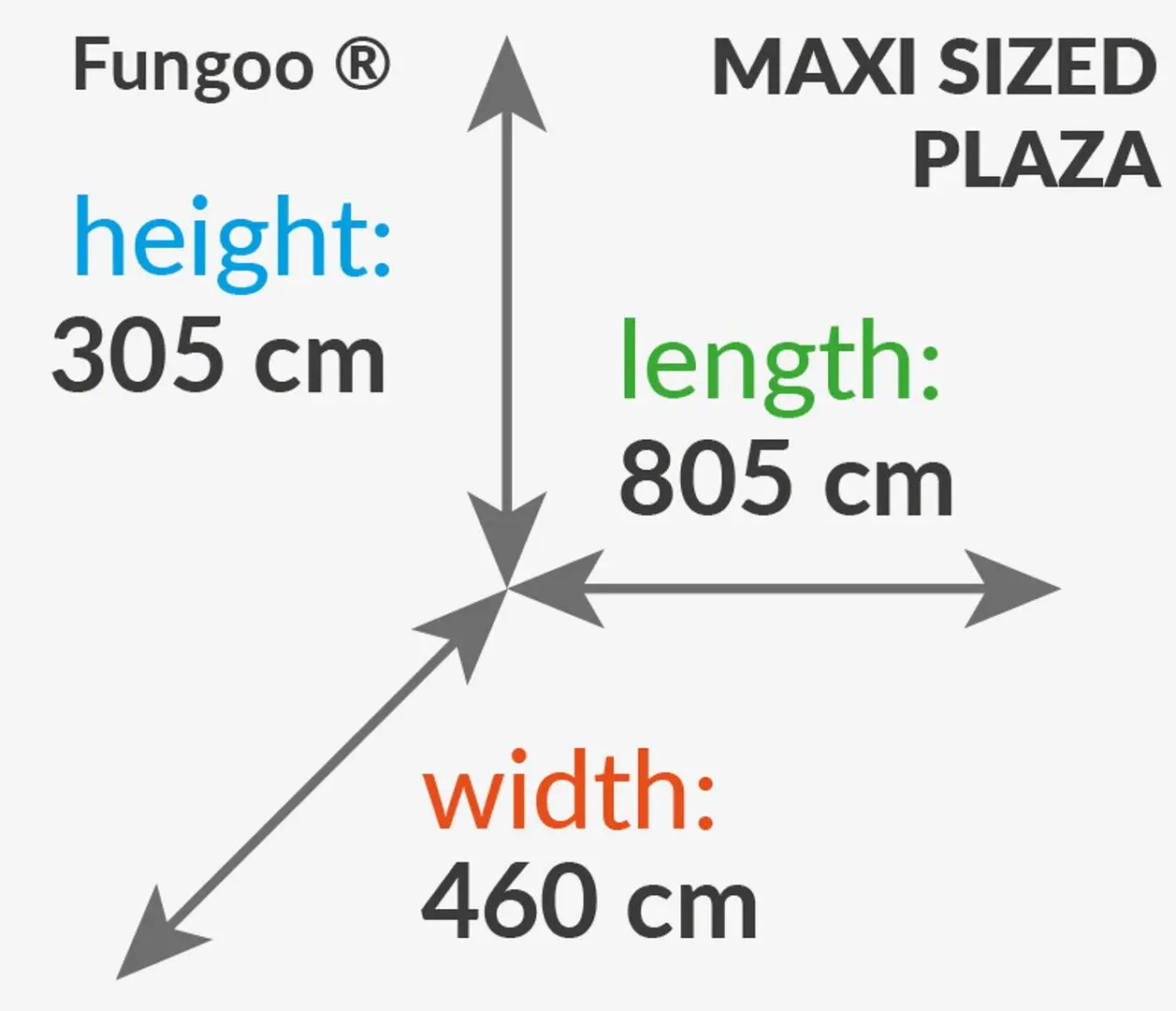 Complex de joaca Fungoo Maxi Sized Plaza (Wood Teak)
