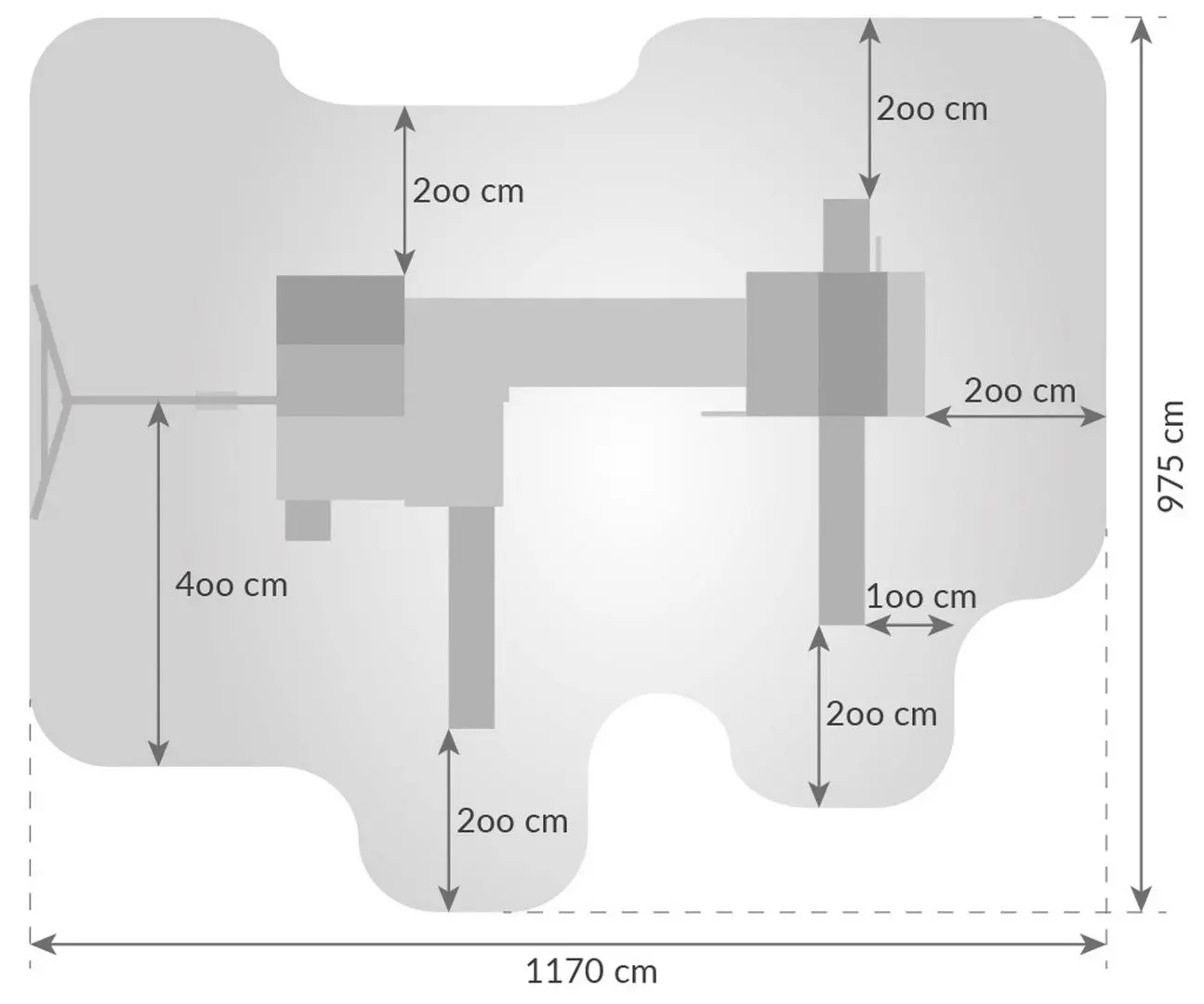 Complex de joaca Fungoo Maxi Smile Farm (Wood Teak)
