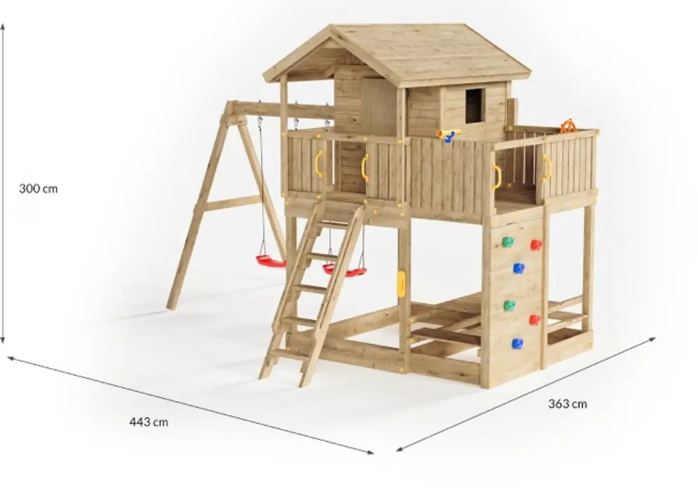 Complex de joaca Fungoo Moonlight KDI (Wood)