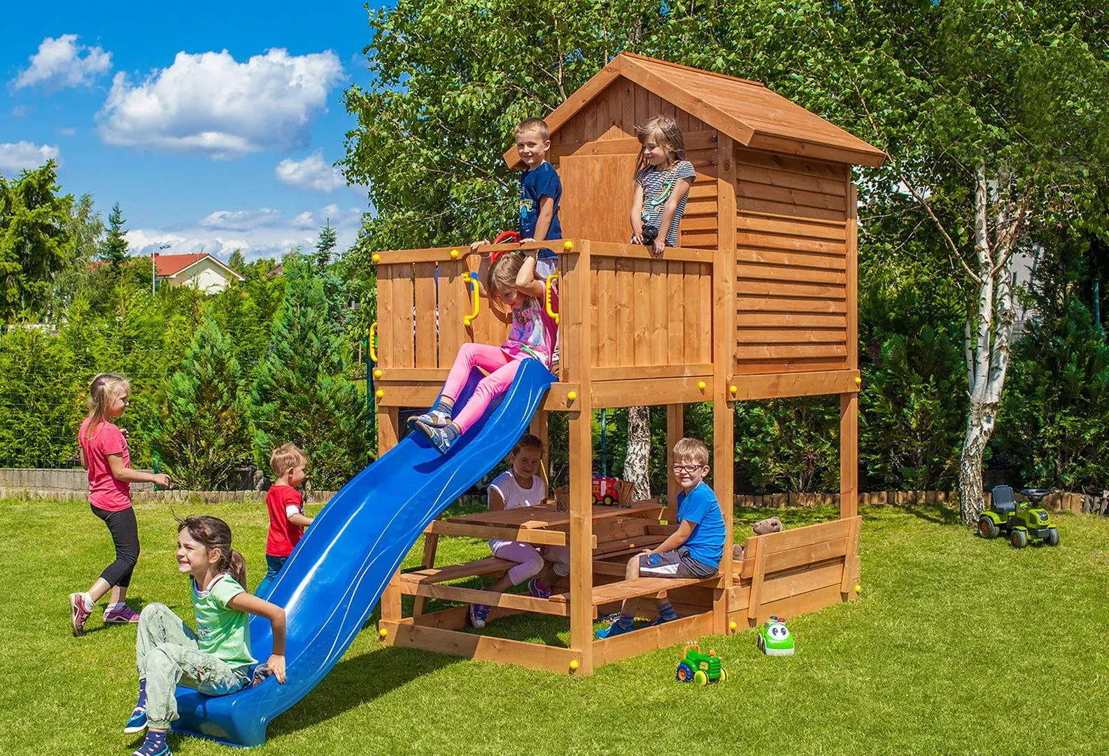 Complex de joaca Fungoo My House Free Time Beach (Wood Teak)