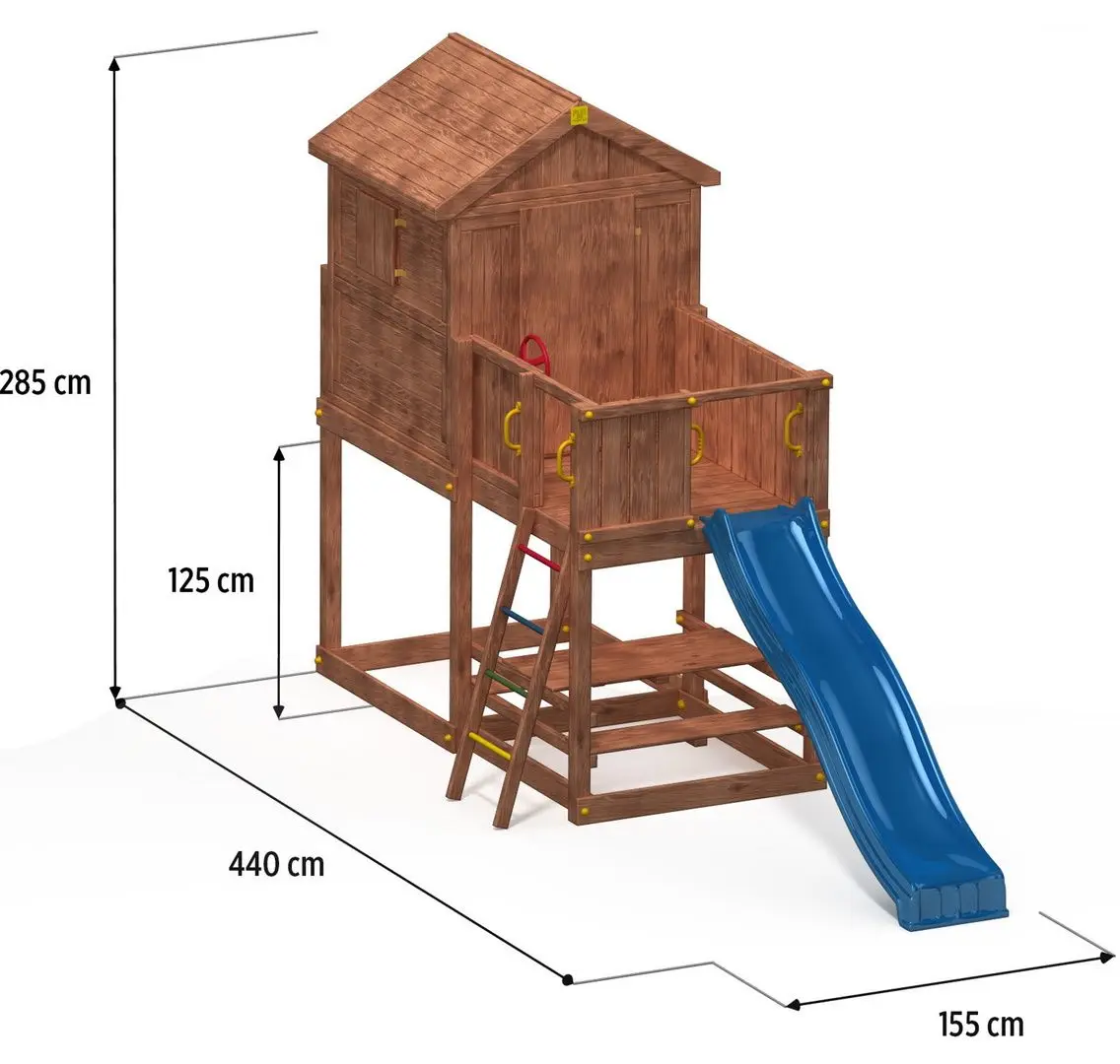 Complex de joaca Fungoo My House Free Time Beach (Wood Teak)