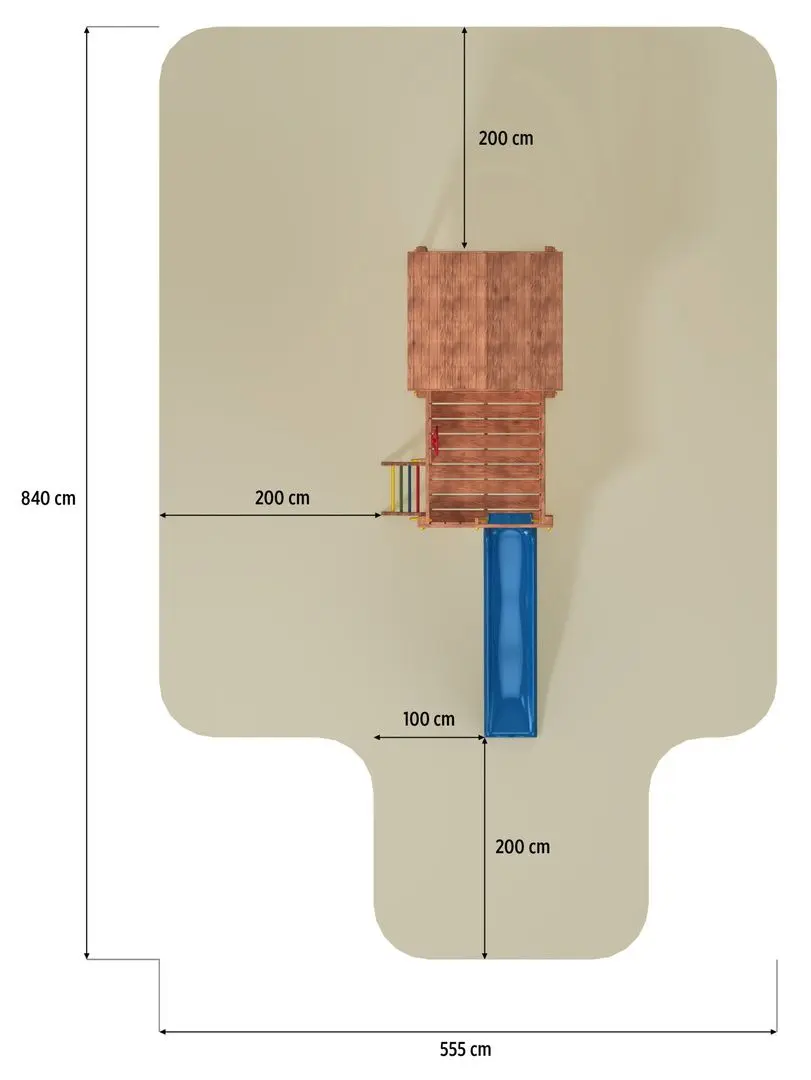 Complex de joaca Fungoo My House Free Time Beach (Wood Teak)