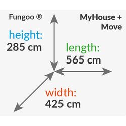 Complex de joaca Fungoo My House Move+ (Wood Teak) Thumb