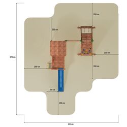 Complex de joaca Fungoo My House Spider+ (Wood Teak) Thumb