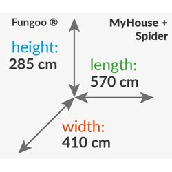 Complex de joaca Fungoo My House Spider+ (Wood Teak) Thumb